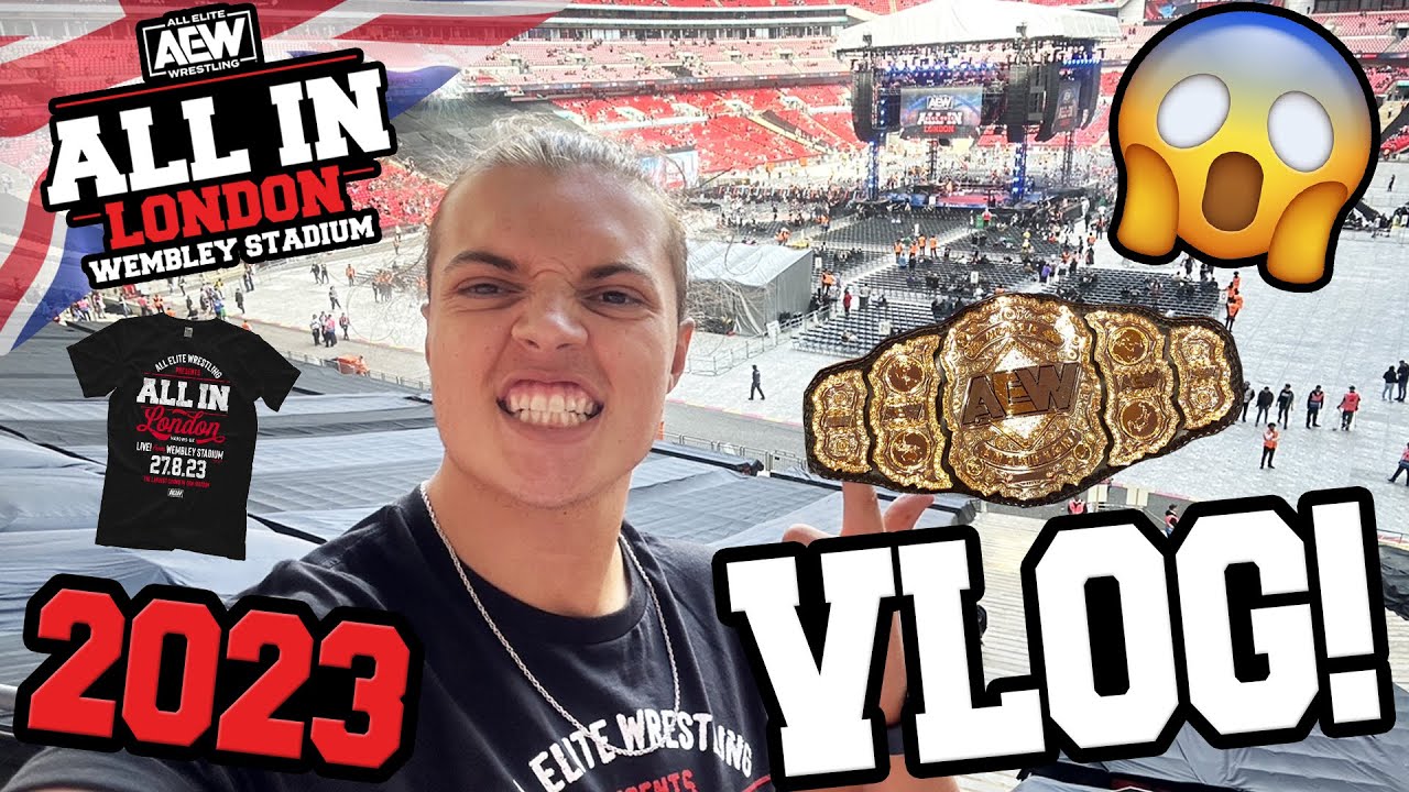AEW ALL IN LONDON 2023 VLOG!! - JoeTalksWrestling