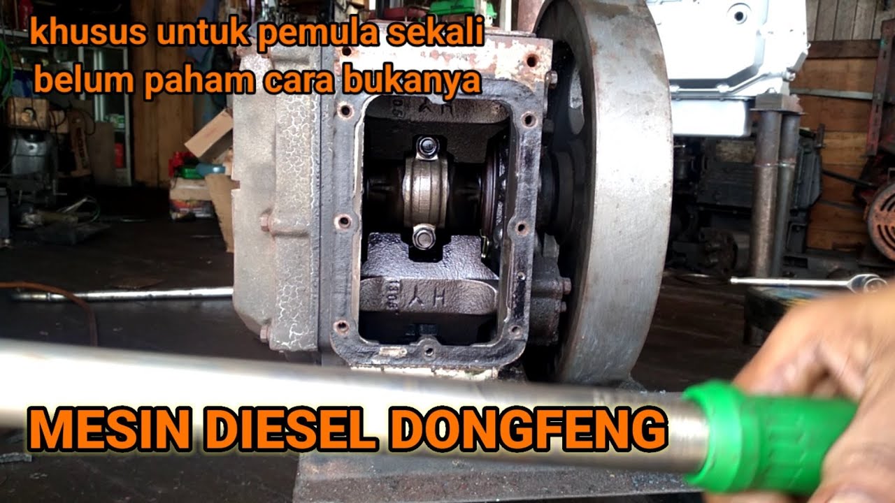 cara buka tangkupan tangan piston mesin diesel dongfeng, untuk sobat yang di ujung kampung
