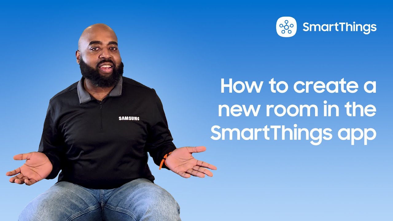 How to create a new room in the SmartThings app