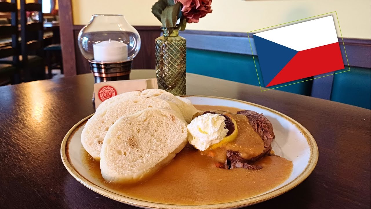 Svíčková - Lendenbraten vom Rind mit Rahmsauce (böhmisch-tschechischer Rinderbraten)
