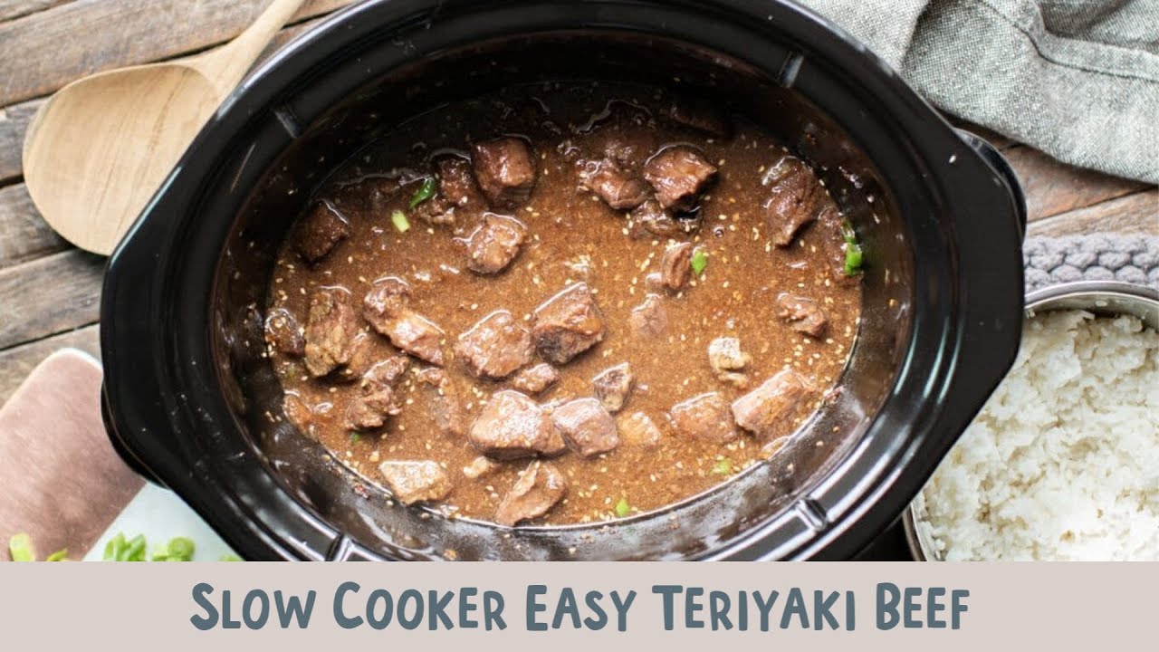 Slow Cooker Easy Teriyaki Beef