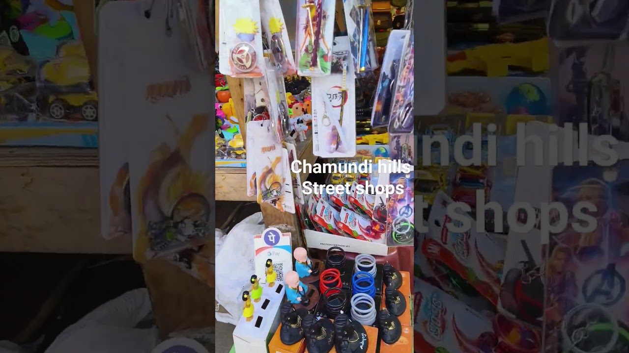 Chamundi hills Street shops @mysore #mysore