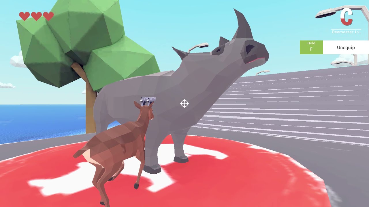 DEEEER Simulator Gameplay / Your Average Everyday Deer Game
