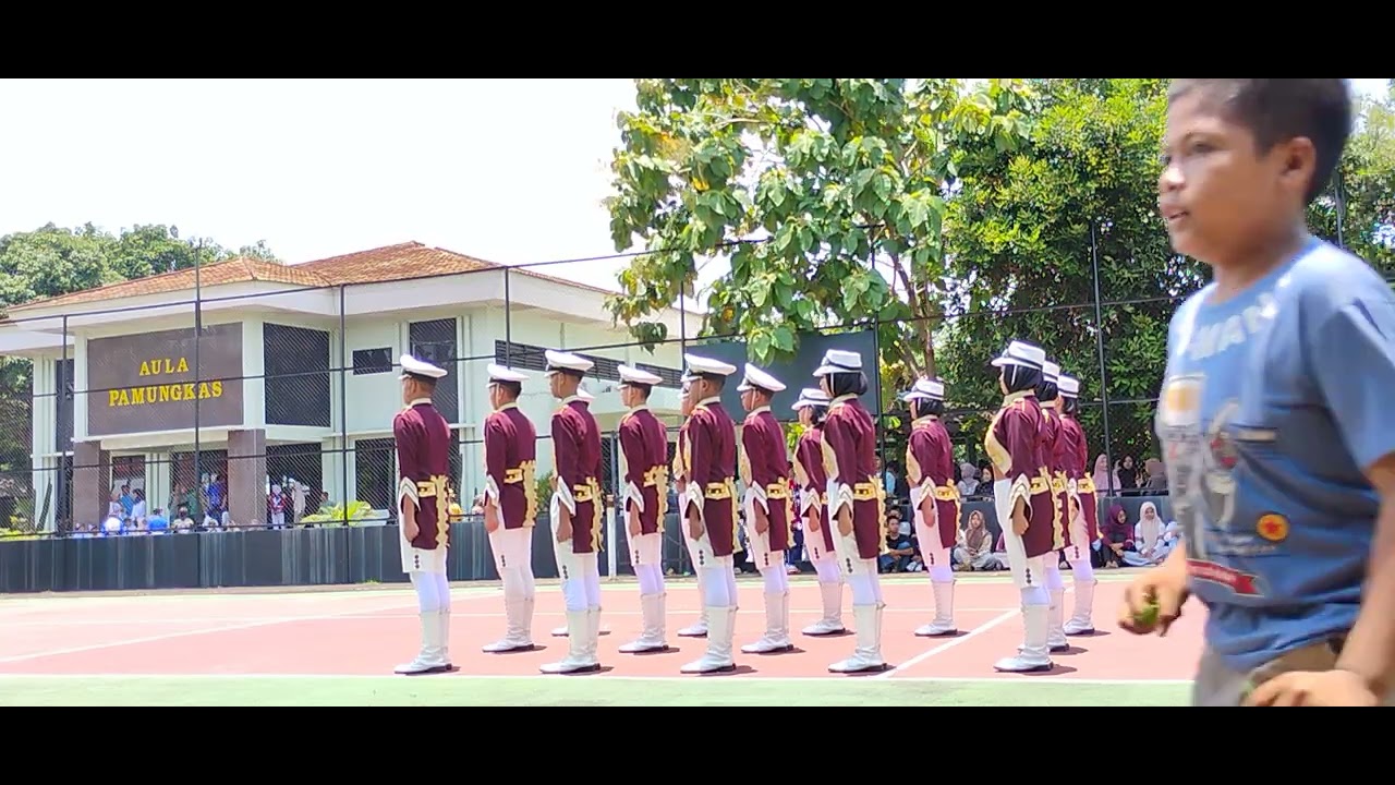 LKBB KODIM 0605 KAB SUBANG TINGKAT SMK/SMA/Ma  HUT TNI KE 80- PASKIBRA SMAN 4 SUBANG TAMPILGEMILANG