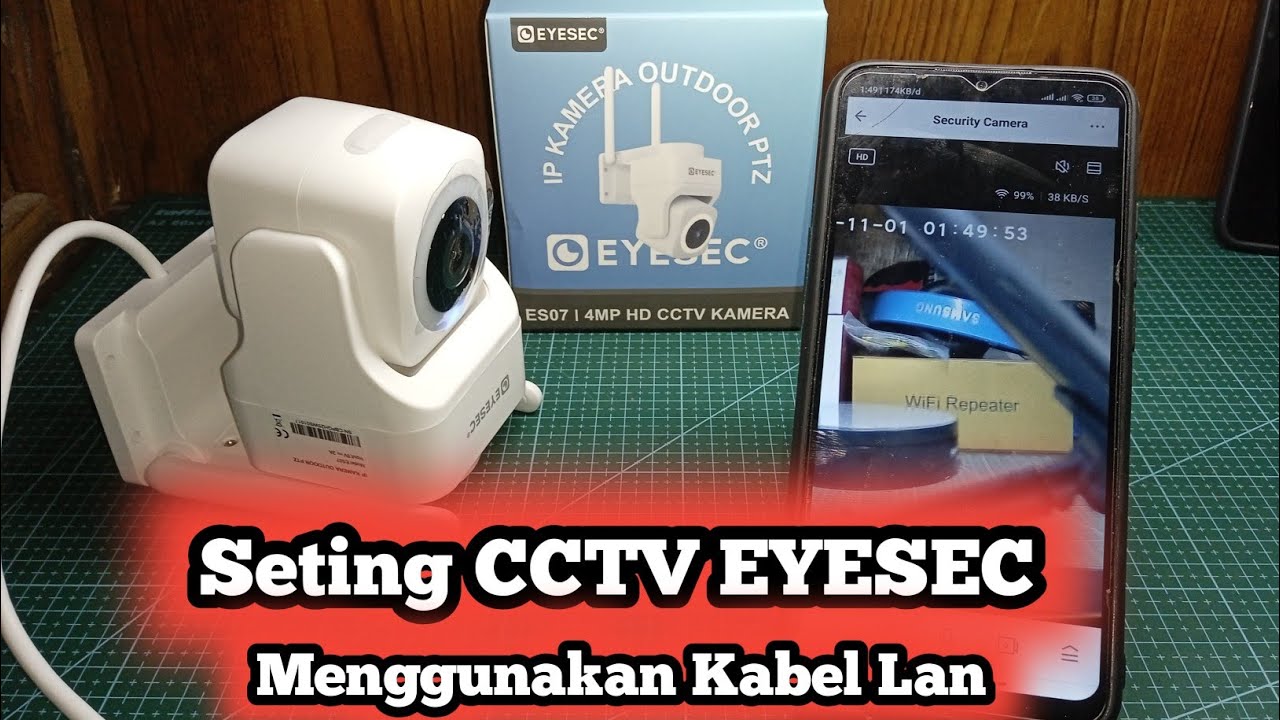Cara seting cctv eyesec | dengan kabel lan