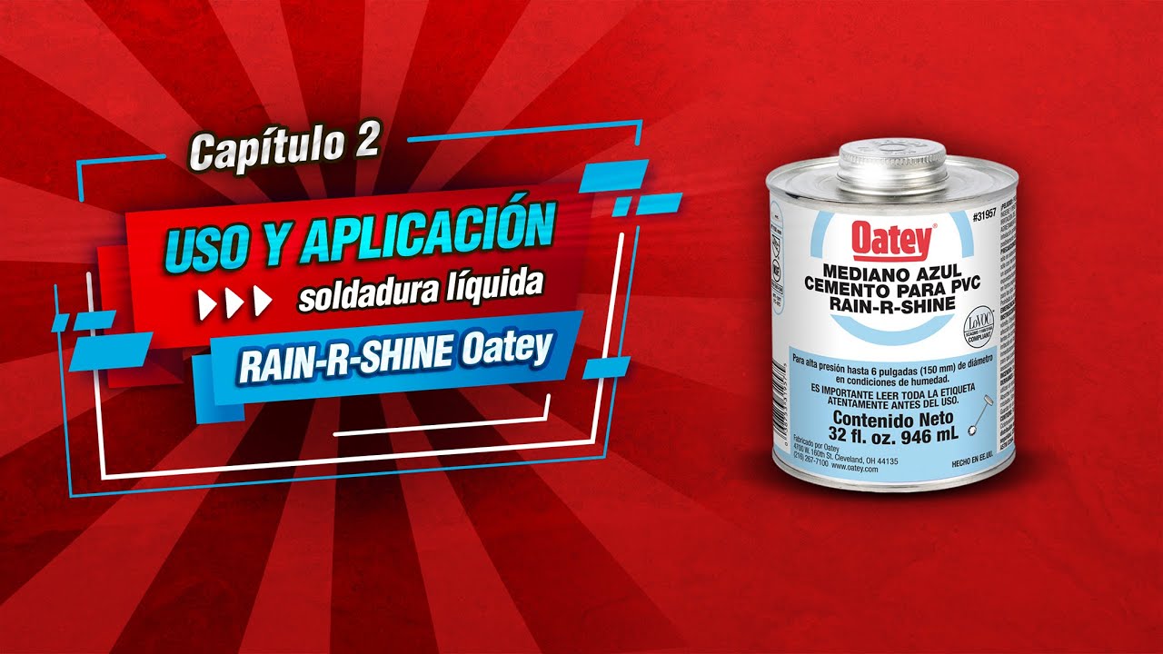 Uso y aplicación de la Soldadura Líquida RAIN-R-SHINE