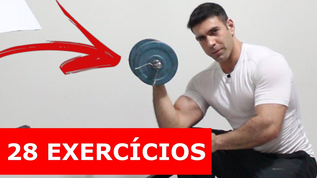 28 Exercícios com apenas 2 halteres (treino em casa)