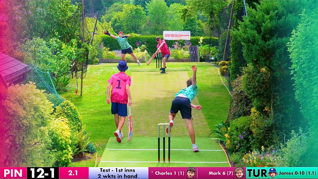 Low-Scoring Backyard CLASSIC | Pinks vs Turqs Test Match 🌱🌺