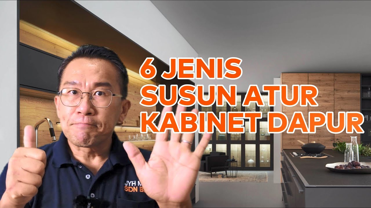 6 Jenis Susun Atur Dapur Terkini