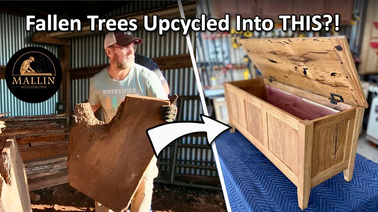 Upcycled Cedar Chest – Handmade Heirloom from Fallen Oak & Cedar