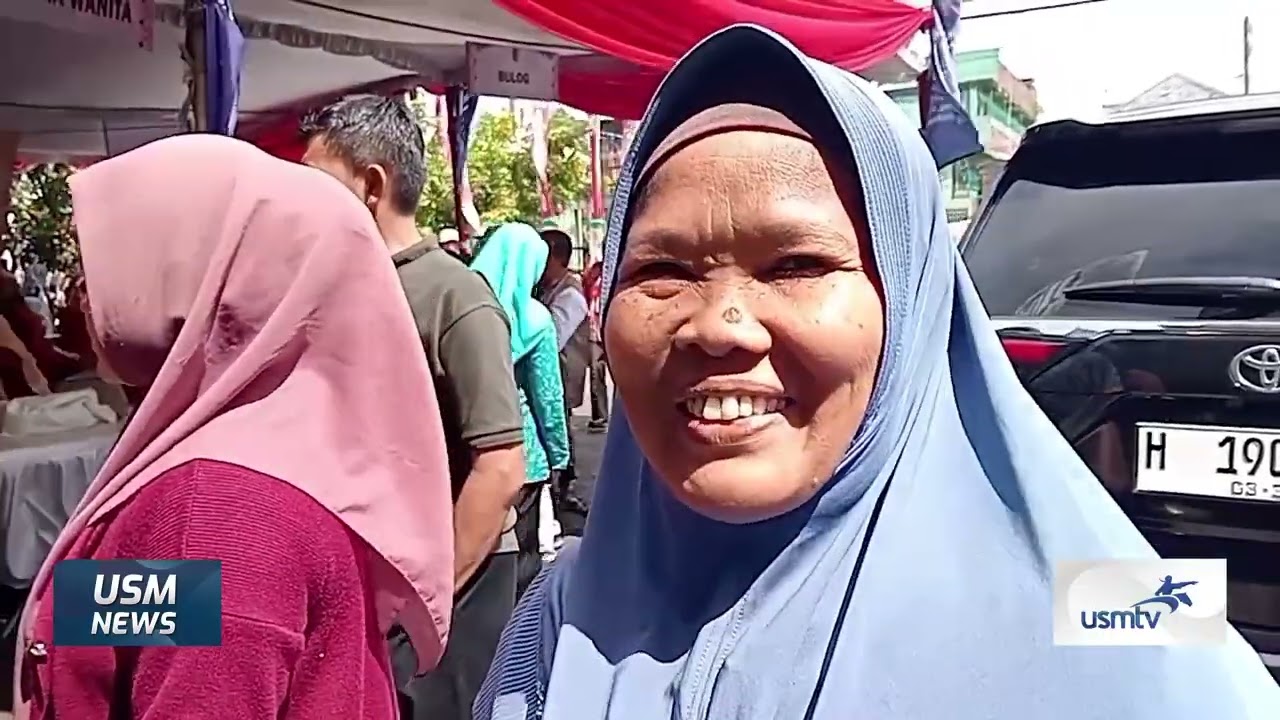 Harga Sembako Meroket, Pasar Murah Diserbu Warga - USM NEWS