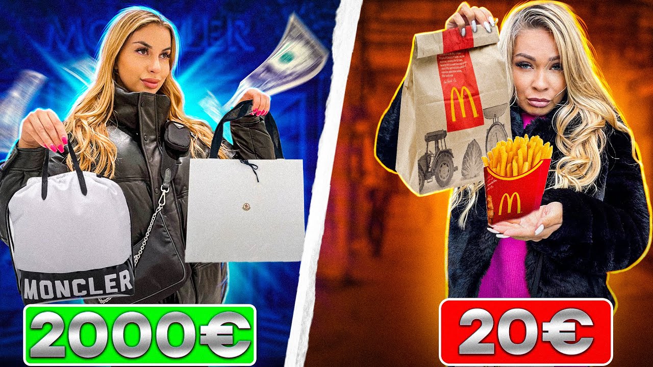 PÄIVÄ 20€ VS 2000€ BUDJETILLA 💸 |  JOULUKALENTERI LUUKKU 2