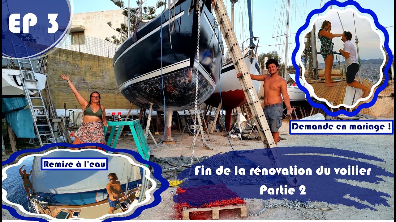 Fin de la rénovation de notre voilier et remise à l'eau - Budget - EP 3