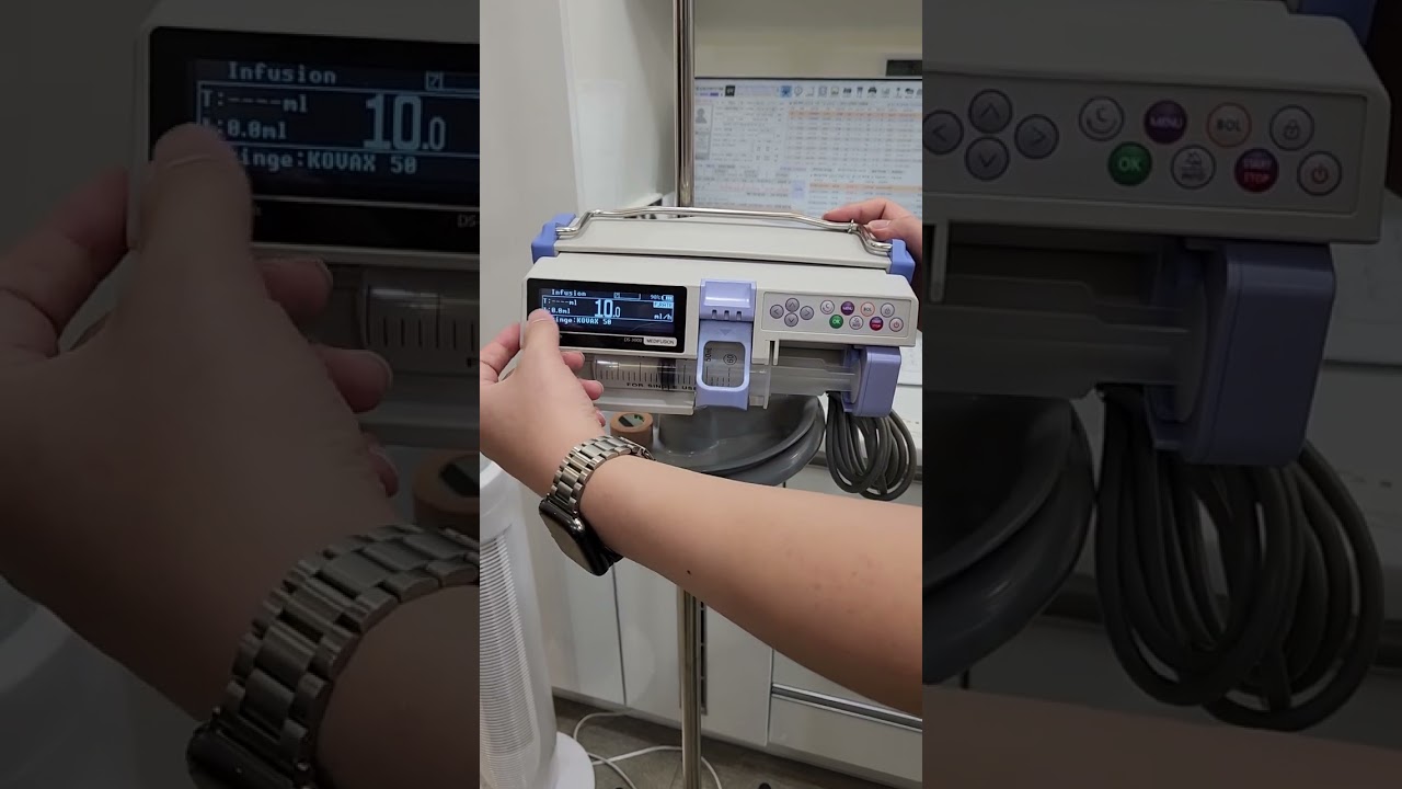 infusion pump 사용법 1