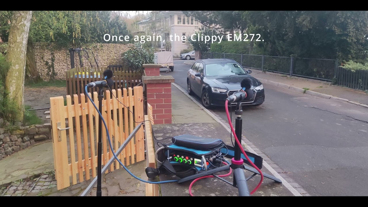 Clippy em272 vs. SE8: Spring City Noise Field Recording Mic Comparison