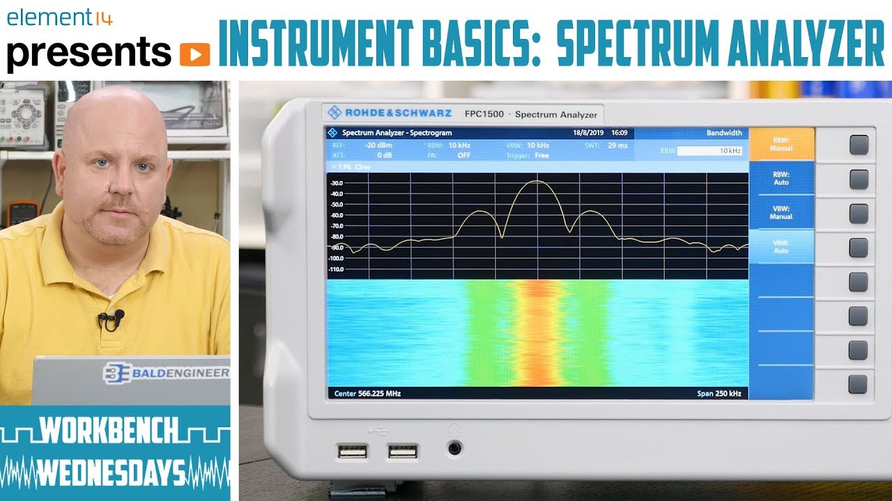 Instrument Basics : Spectrum Analyzer - Workbench Wednesdays
