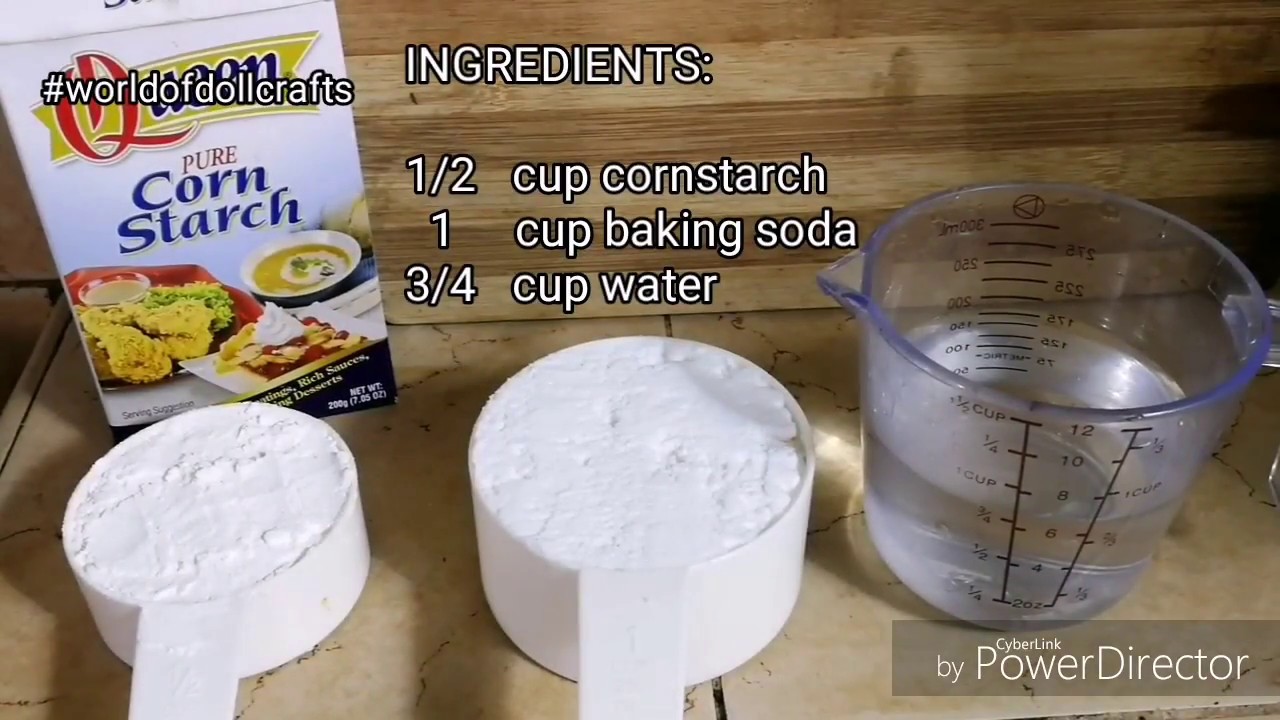 How To Make Air Dry Clay (No Glue) | Easy DIY Air Dry Clay | World of Doll Crafts