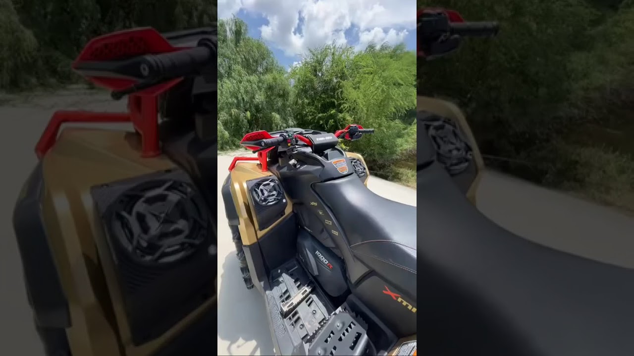 The full setup. #knightatv  #speaker  #canam  #atv  #outlander  #offroad