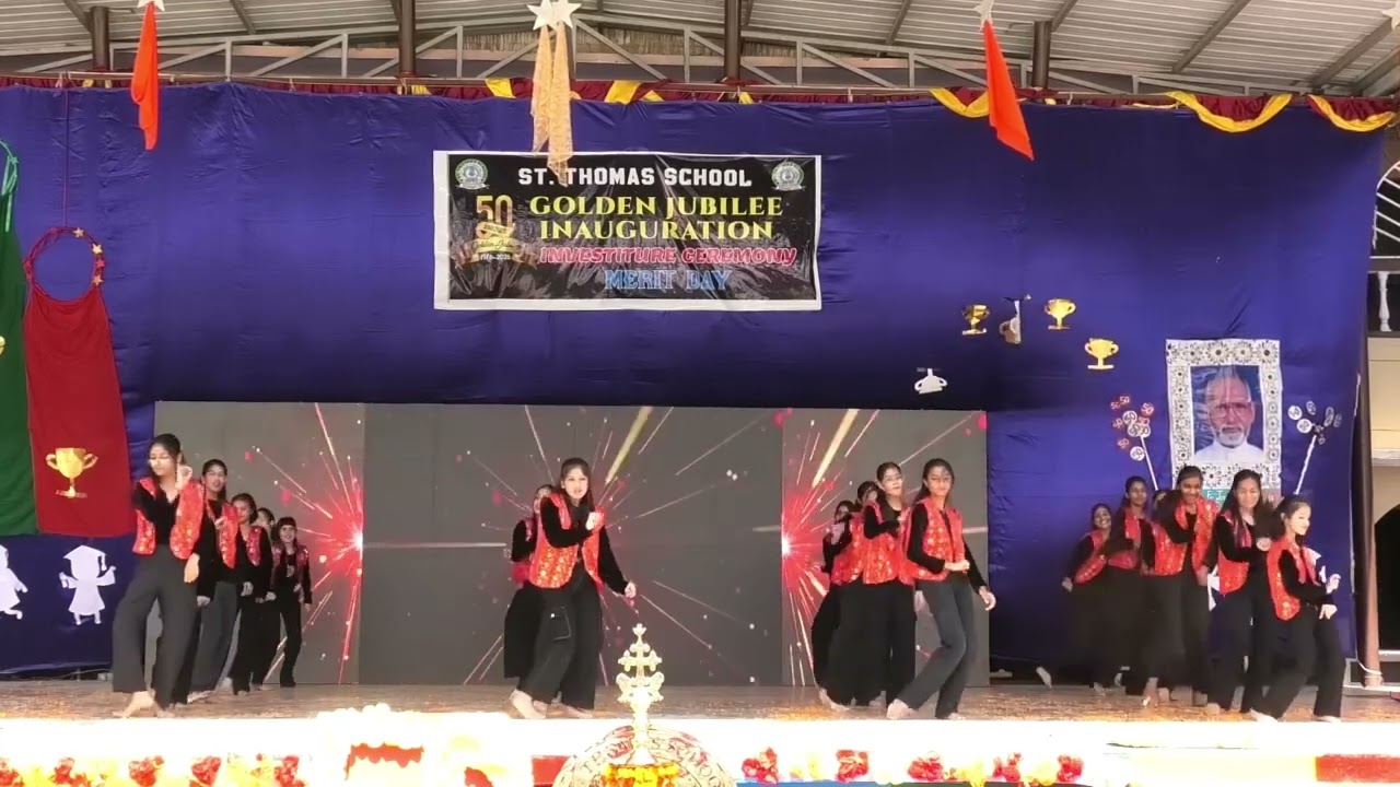 Girls Dance on Golden Jubilee Inauguration | St Thomas School Mainpuri 