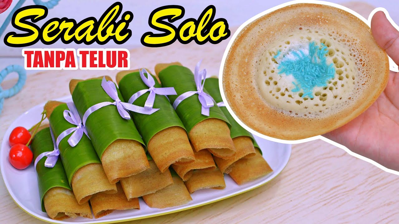 Serabi Solo Lumer Tanpa Telur Bisa Pake Wajan +Tips & Trik