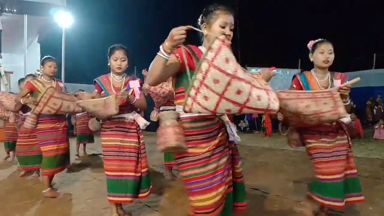 Tanga Bari Hajong meeting     LakhaMara  group dance song 27/2023 DebeshHero heroine