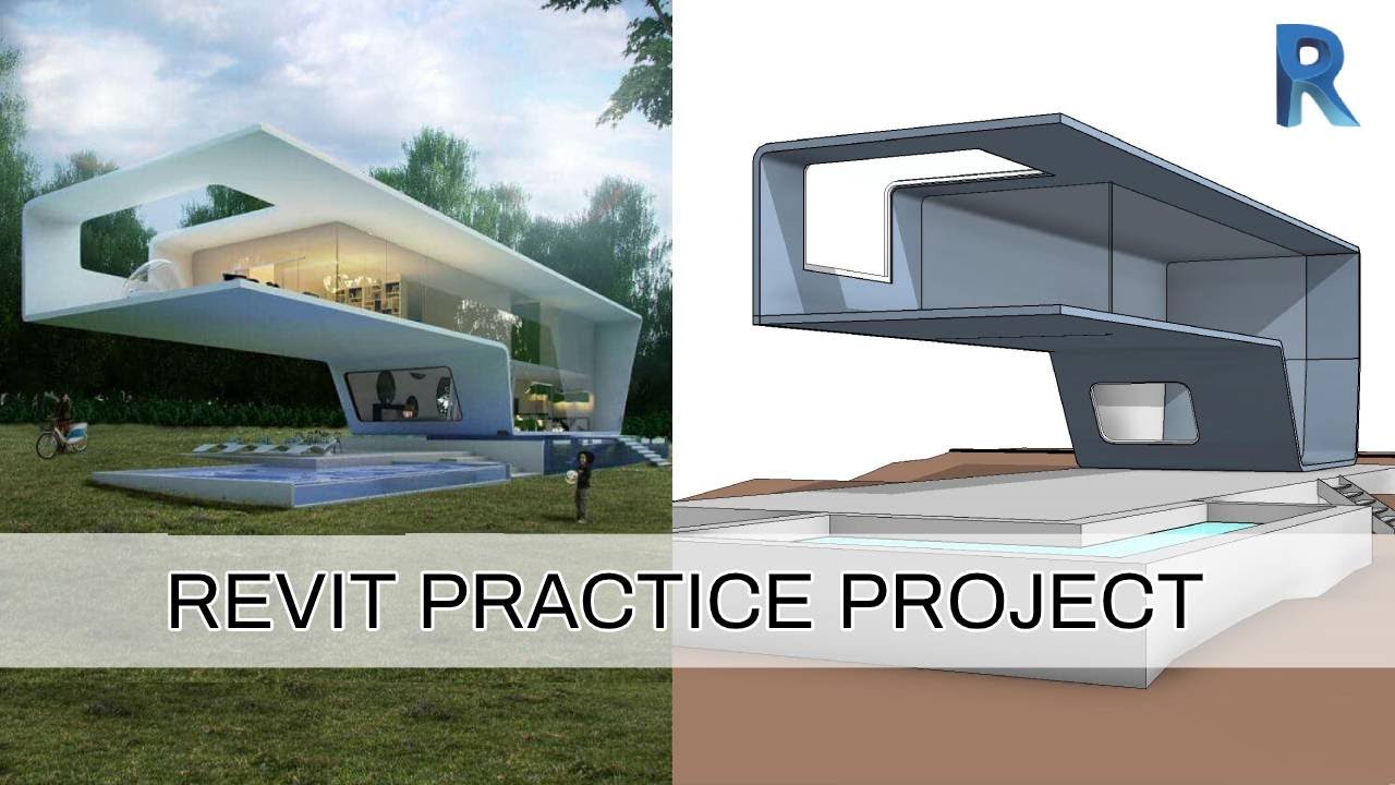 Revit Architecture | Practice Project |  Complete House In Revit