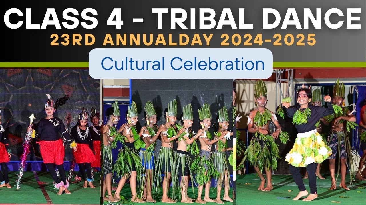 Class 4 – Tribal Dance | Cultural Celebration | Annual Day 2025 | St. Claret EM High School