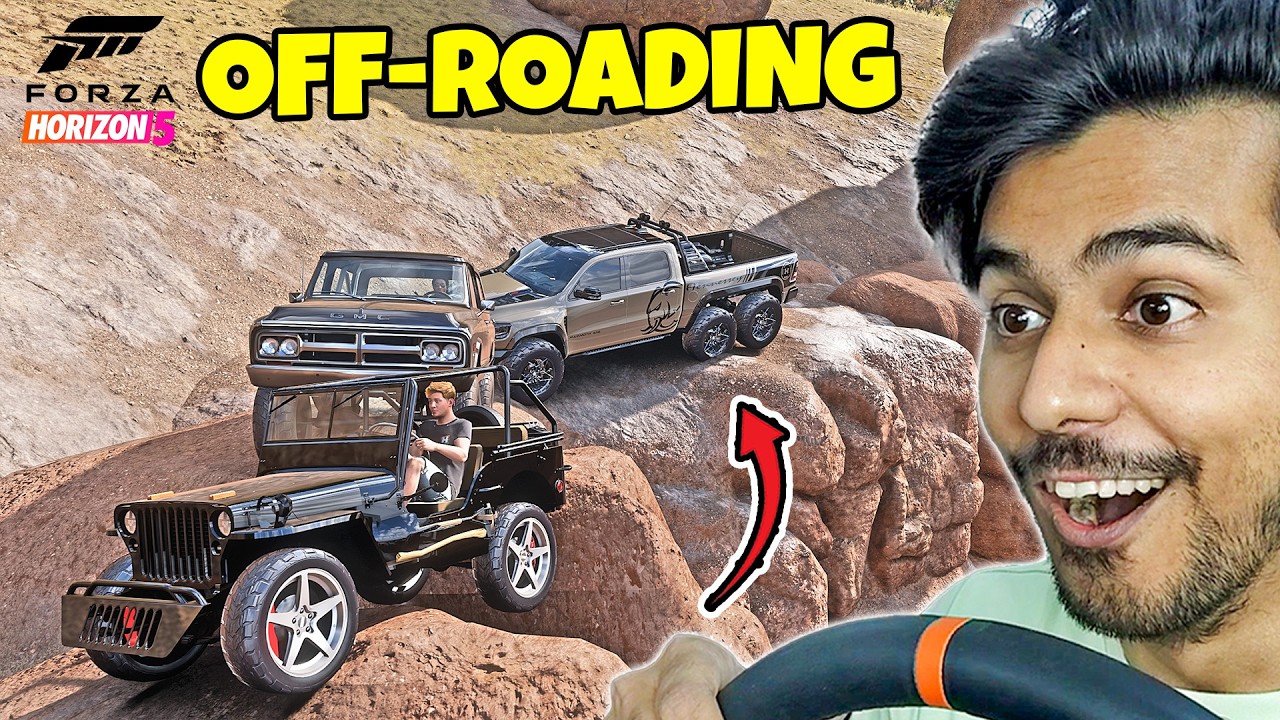 EXTREME OFF-ROADING IN FORZA HORIZON 5 in CONVOY PART 2