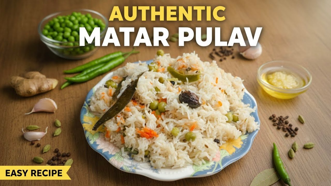 Easy matar pulav recepie 