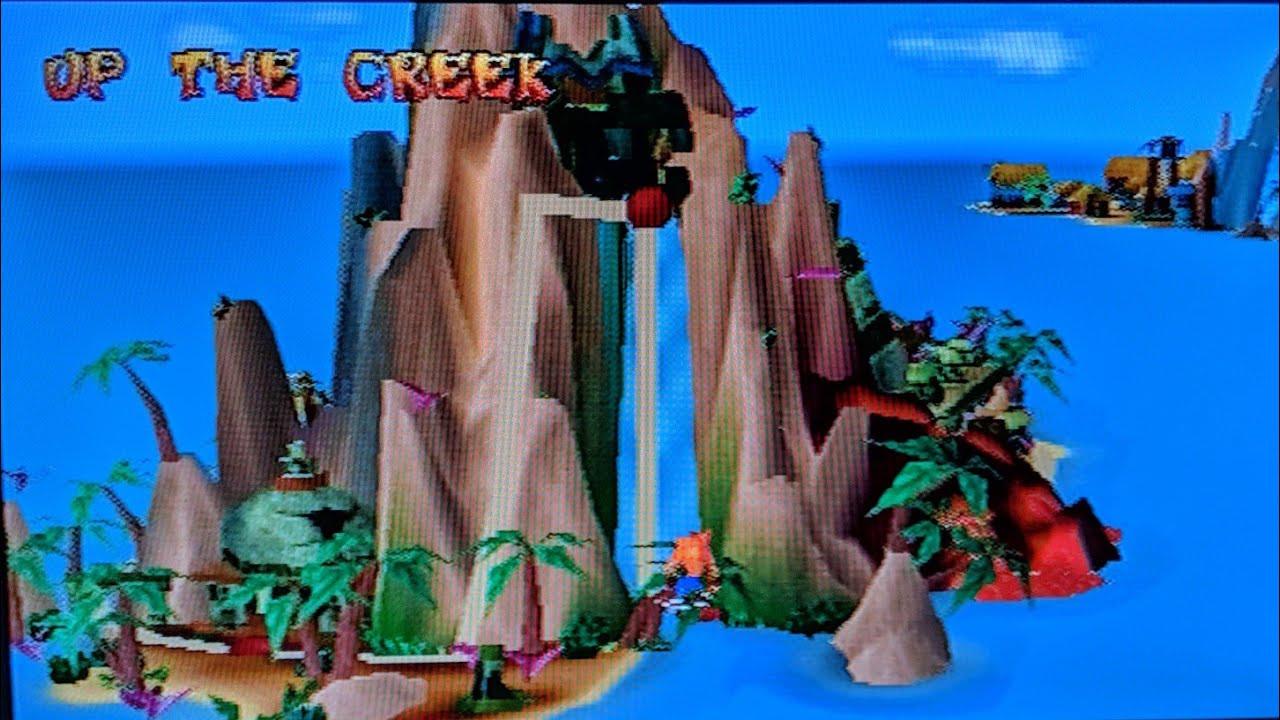Crash Bandicoot: Up The Creek 100% All Boxes