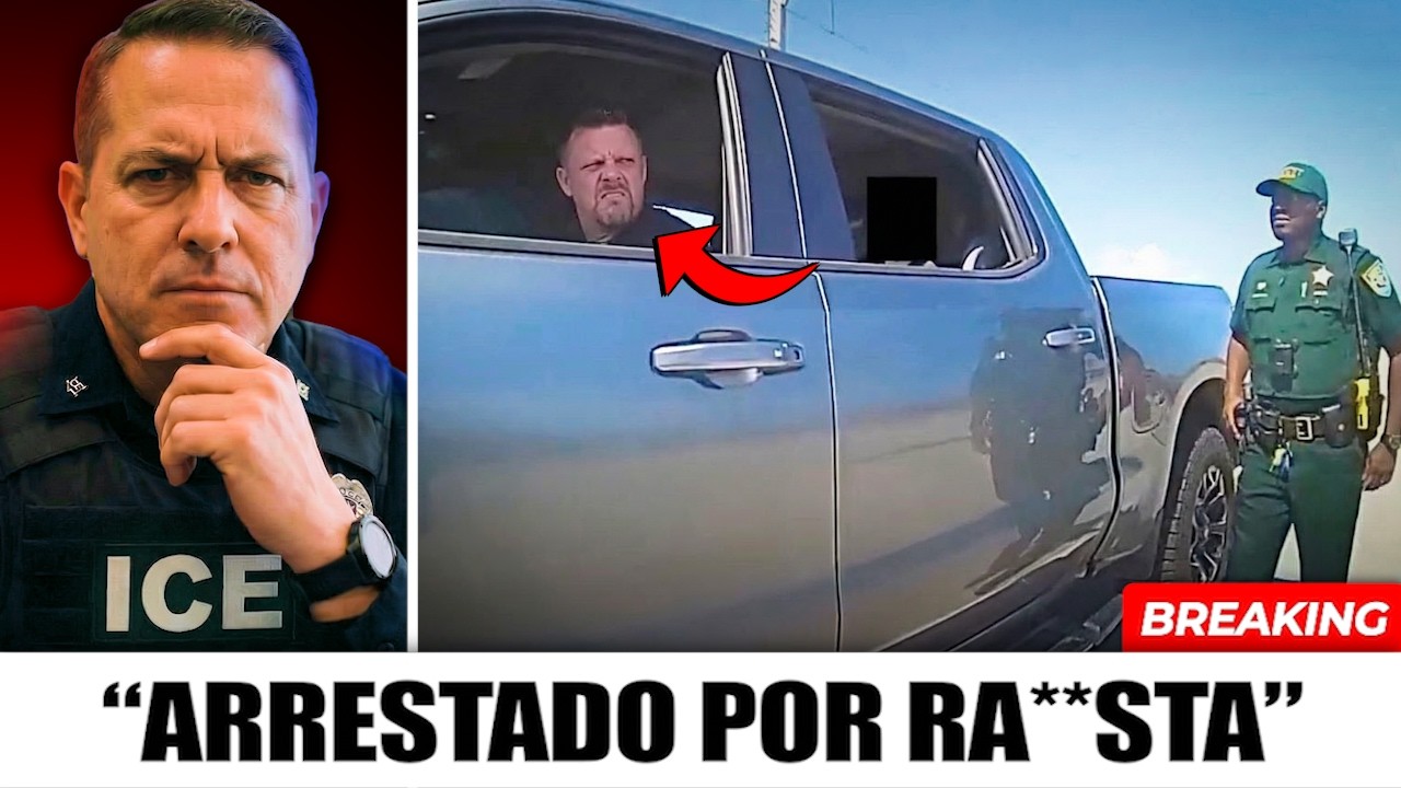 Agente de ICE estalla después de que un oficial negro lo DETIENE por DUI