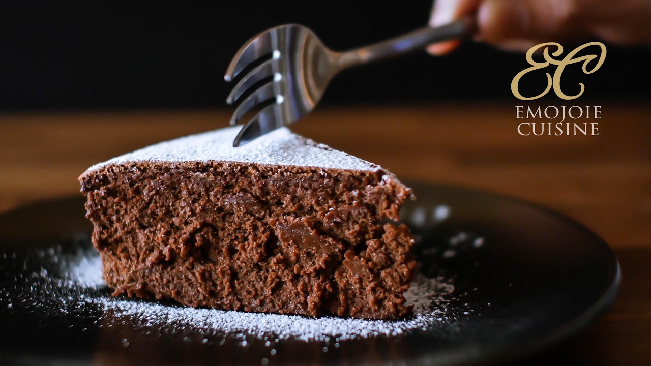 Flourless Chocolate Cake Gluten Free | 4 ingredients recipe