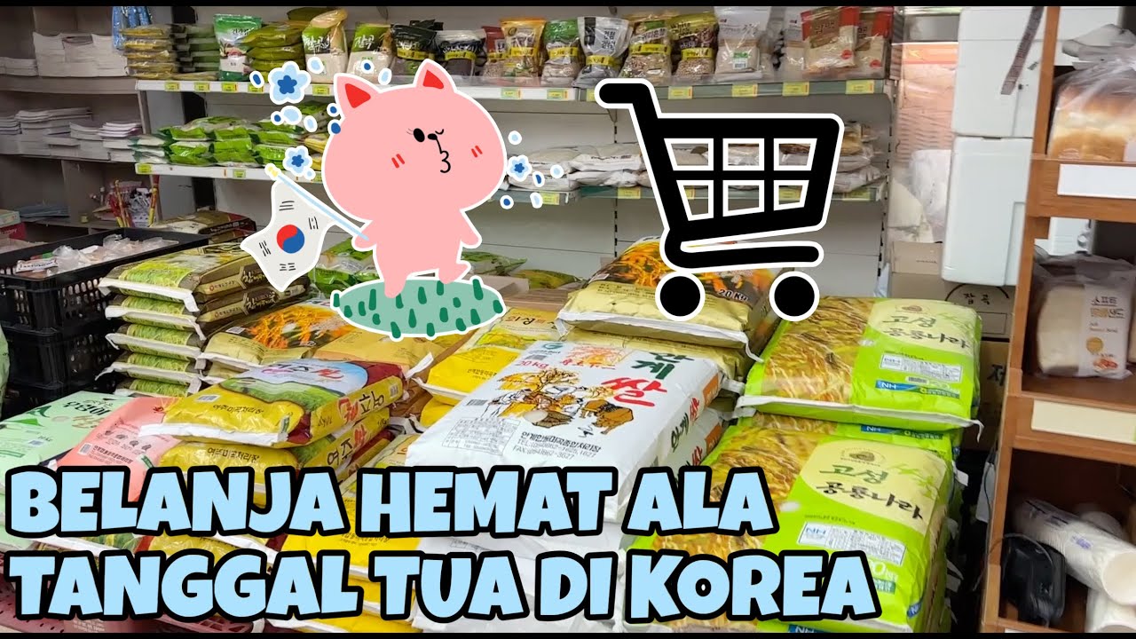 TANGGAL TUA DI KOREA | BELANJA ALA ANAK RANTAU | BOCORAN BELANJA MURAH DI KOREA