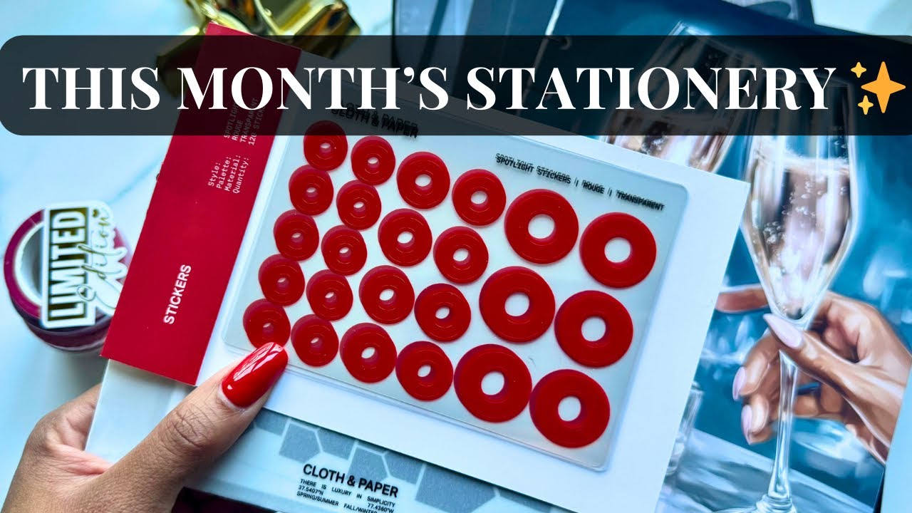 Monthly Stationery Haul | January Finds ✨