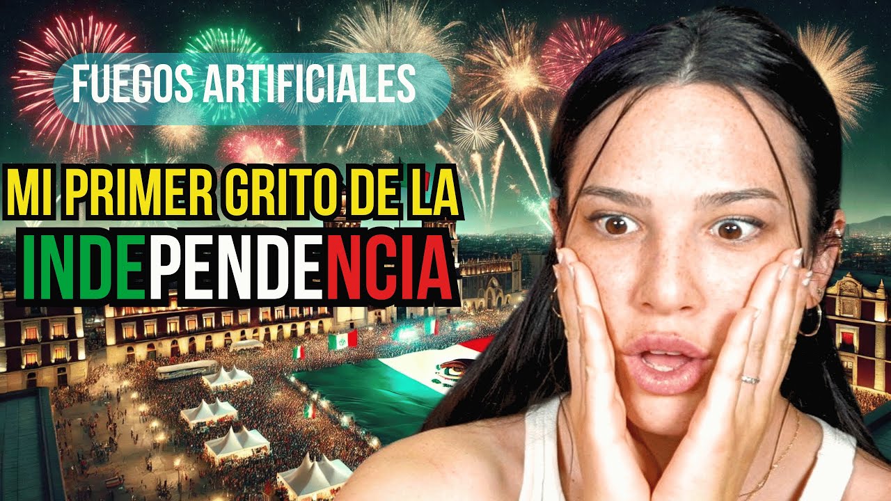 ESPAÑOLA reacciona “ FUEGOS ARTIFICIALES del ''GRITO de la INDEPENDENCIA  MEXICO  2024 AMLO''🧨🎆