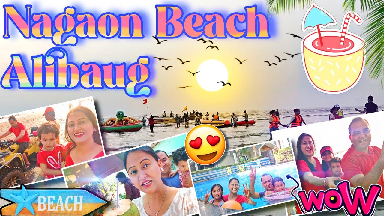 Nagaon, Alibaug Beach Visit via M2M ferry 😍 #alibaugh #nagaon #m2mferry #mumbaitouristplace #mumbai