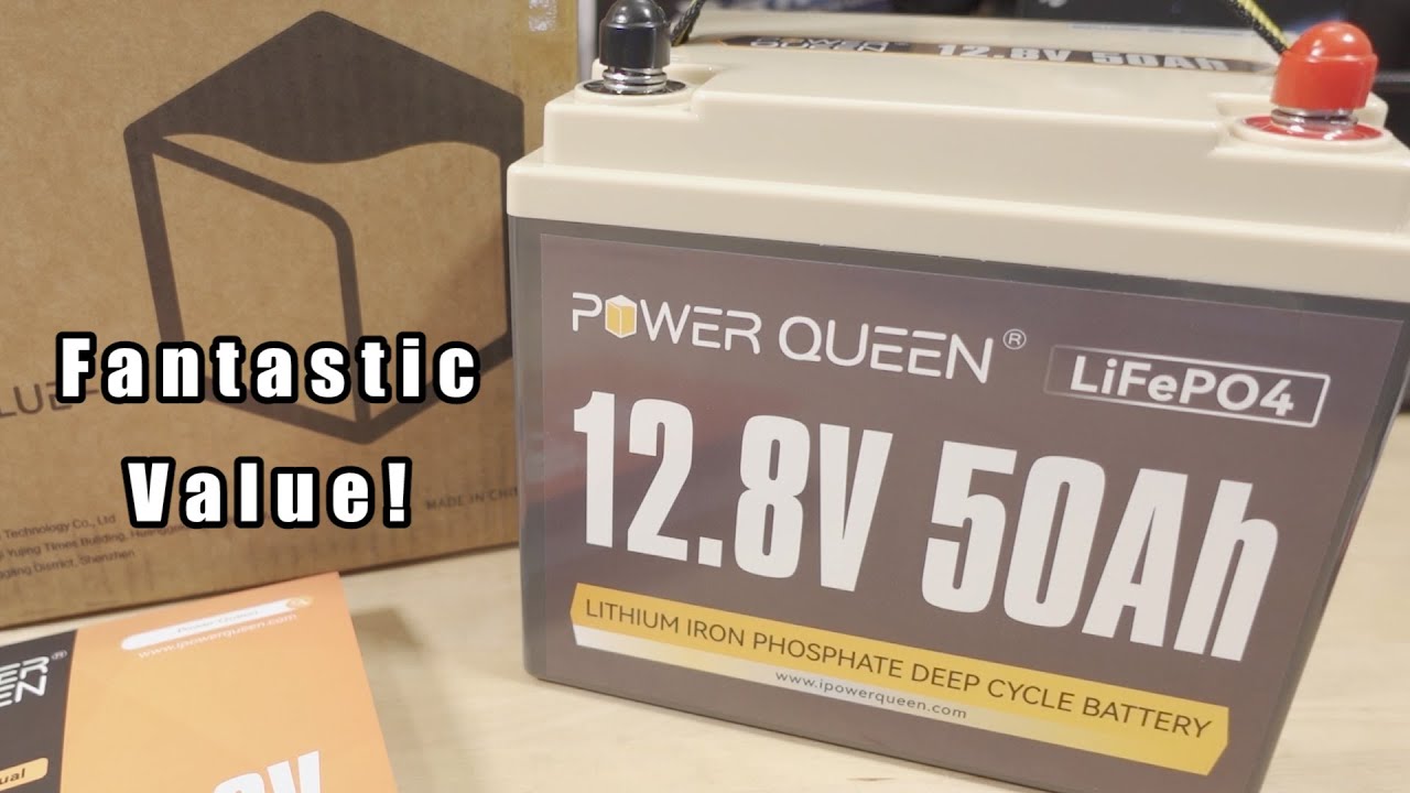 Power Queen 50Ah LiFePO4 Battery 🔋