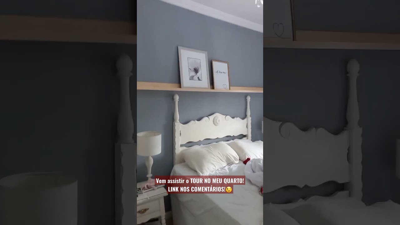 ⚠️TOUR NO MEU QUARTO⚠️Link nos coment&aacute;rios! #camaposta #camapostadasemana #decoracaodequarto #shorts