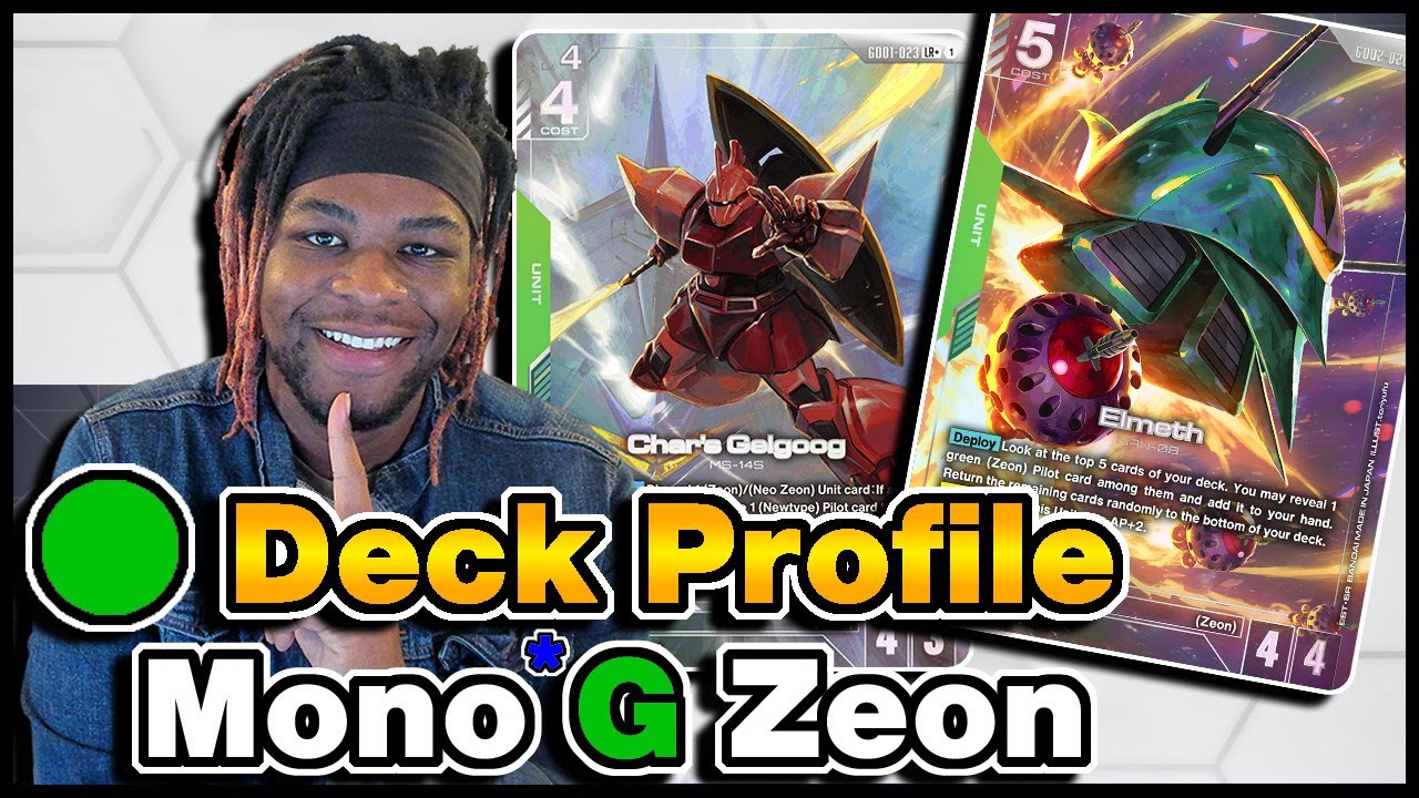 A NEW Way To Play Zeon! Dual Impact Mono* Green Zeon Deck Profile! Gundam Card Game!