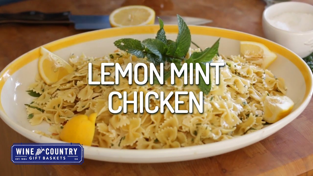 From Larry's Kitchen - Lemon Mint Chicken Pasta
