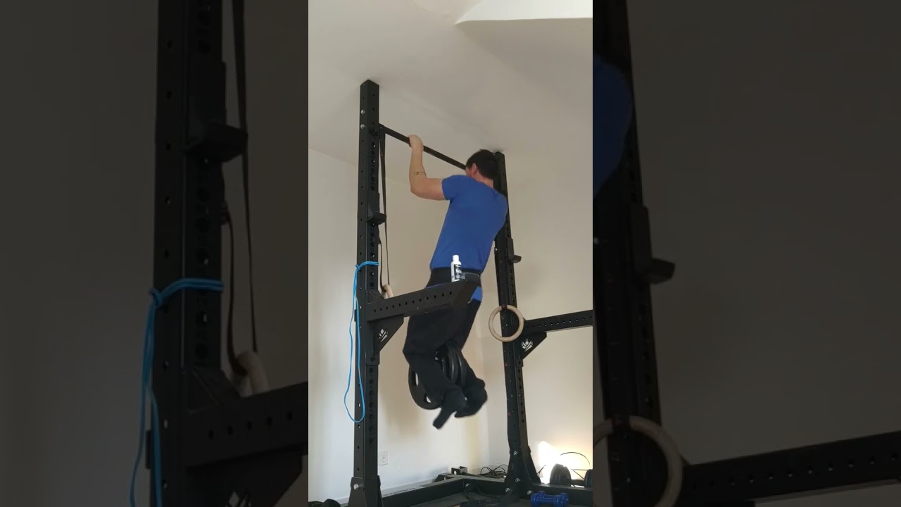 42.5Kg for a double #calisthenics #weightedpullups #happytraining