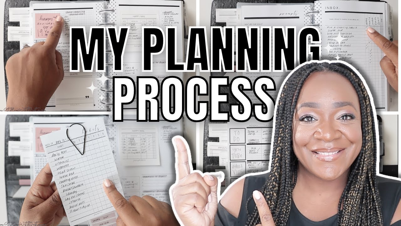 My Planner Process +How  I Get It All Done! | At Home With Quita