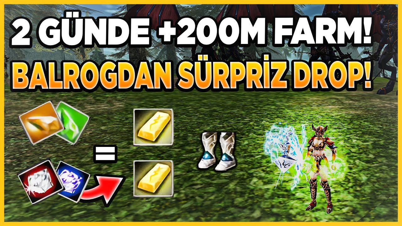 2 GÜNDE +2 GB FARM ! | BALROGDAN SÜRPRİZ DROP ! | Knight Online Pandora #16 #knightonline