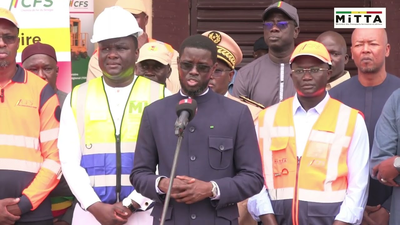 Le Réveil du Rail – Bassirou Diomaye Faye lance la reconquête de l'Est, le MiTTA s'en réjoui