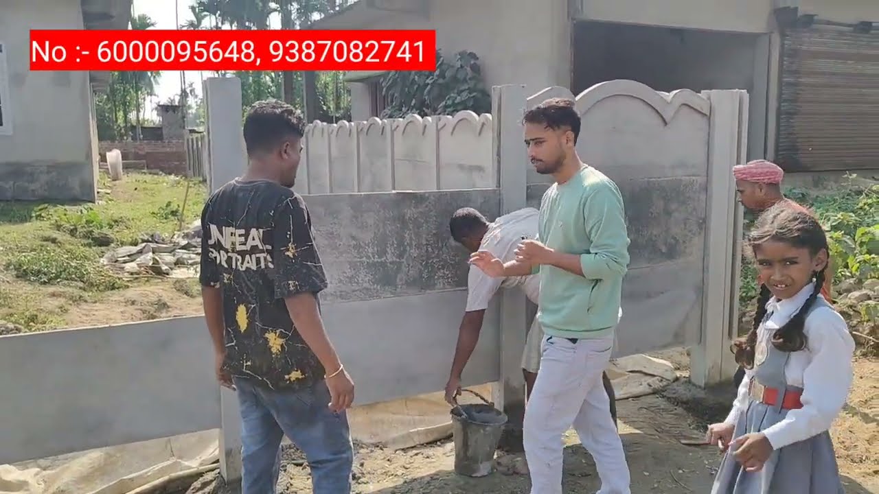 1 হাজাৰ টকাত, এবিঘা মাটি ওৱাল দিয়ক, 90% Discount / Readymade Boundary Wall In Assam / Boundarywall