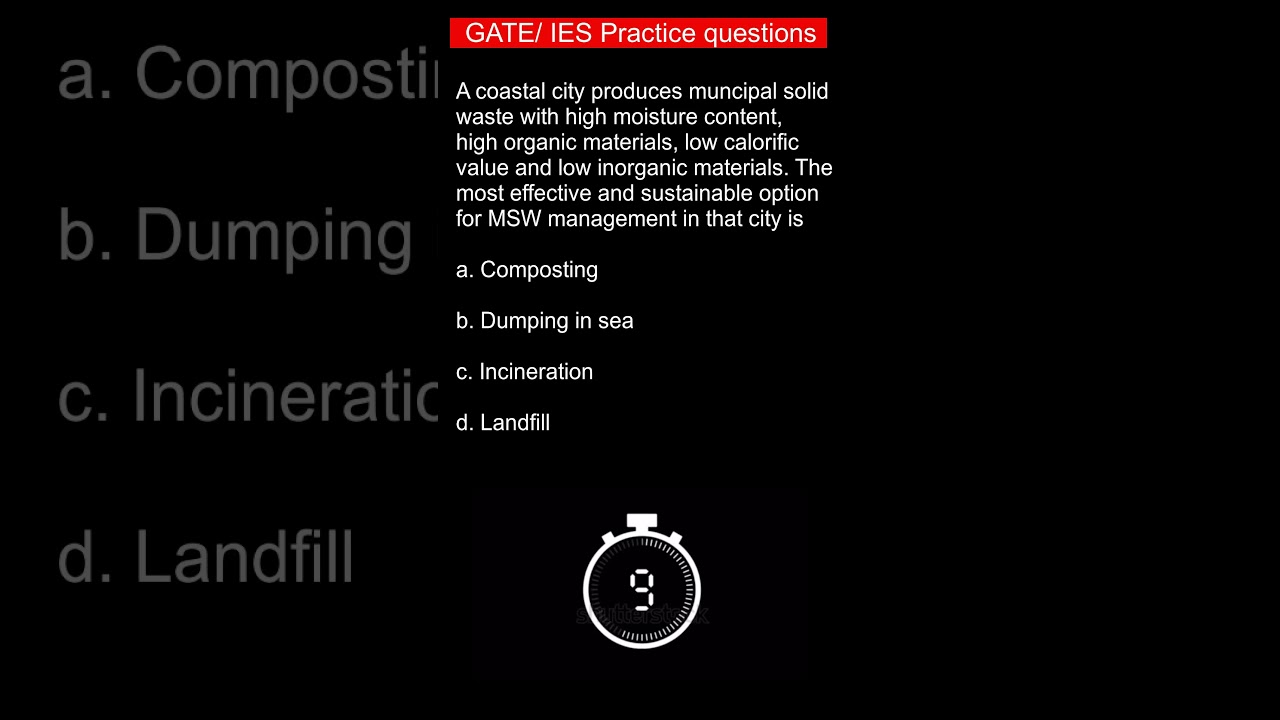 COMMENT YOUR ANSWER. Environmental GATE PREVIOUS YEAR Civil engineering practice question.