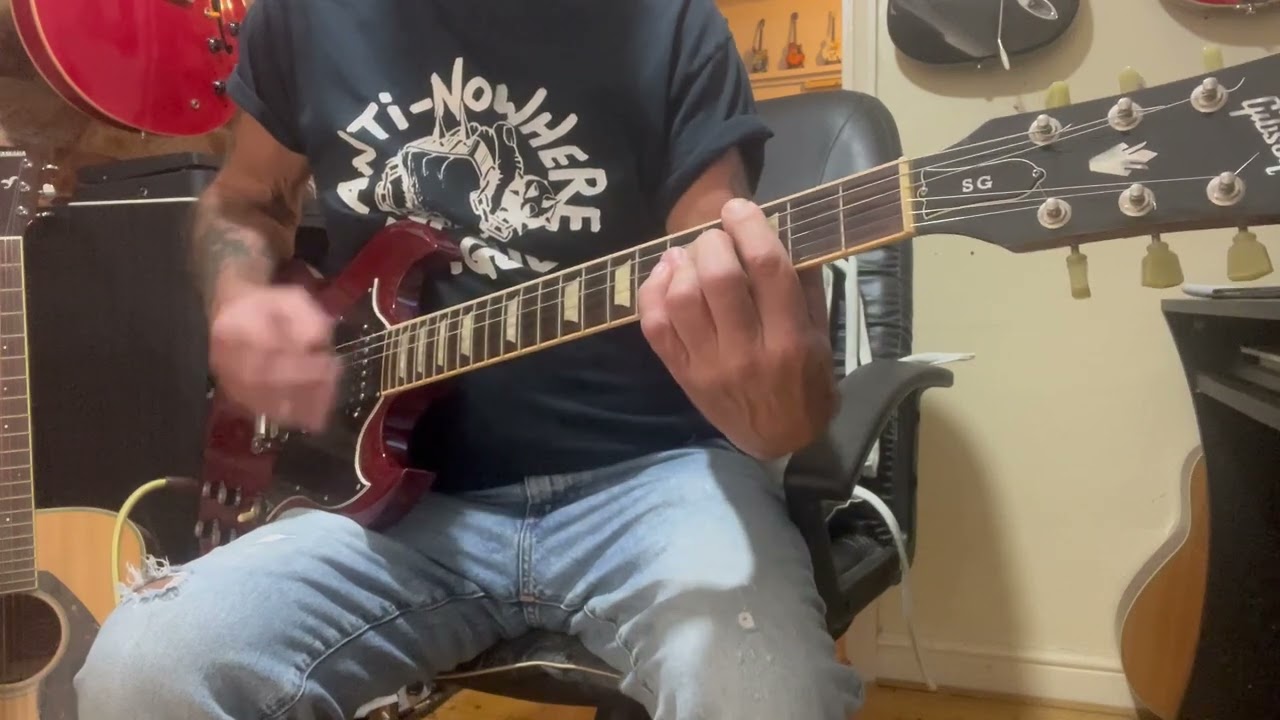 Sham 69 Hurry up Harry Guitar Cover 