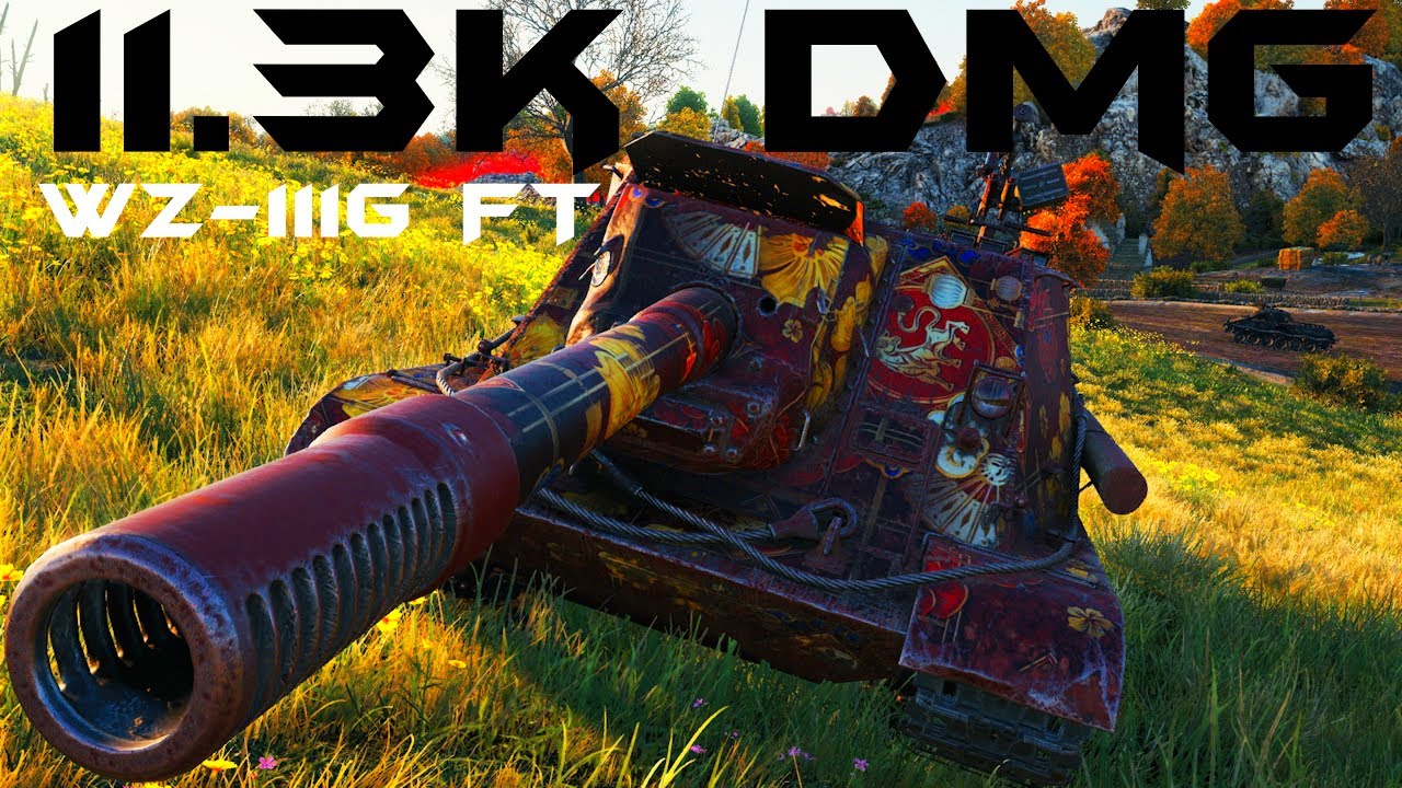 WZ-111G FT Deals 11.3K DMG & 7 Frags - World of Tanks