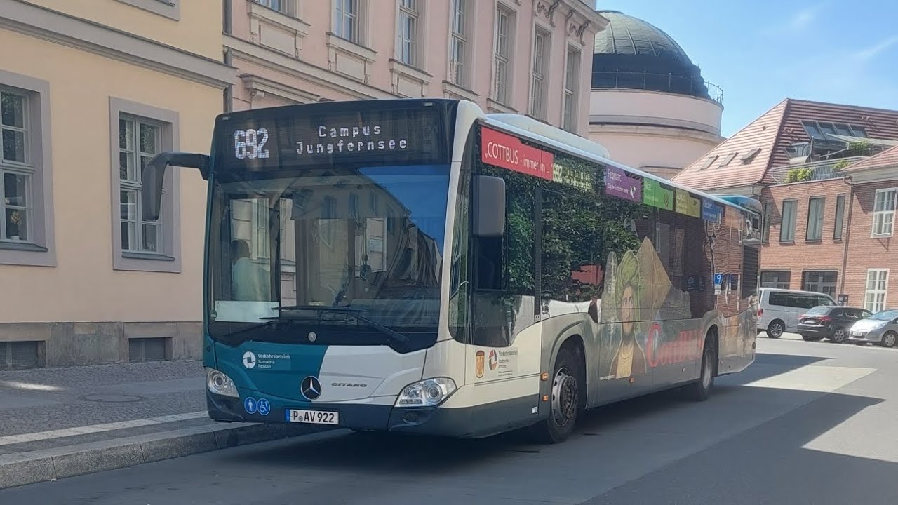 Bus Potsdam | Mitfahrt im Kompl.692 von Klinikum bis Campus Jungfernsee im C2