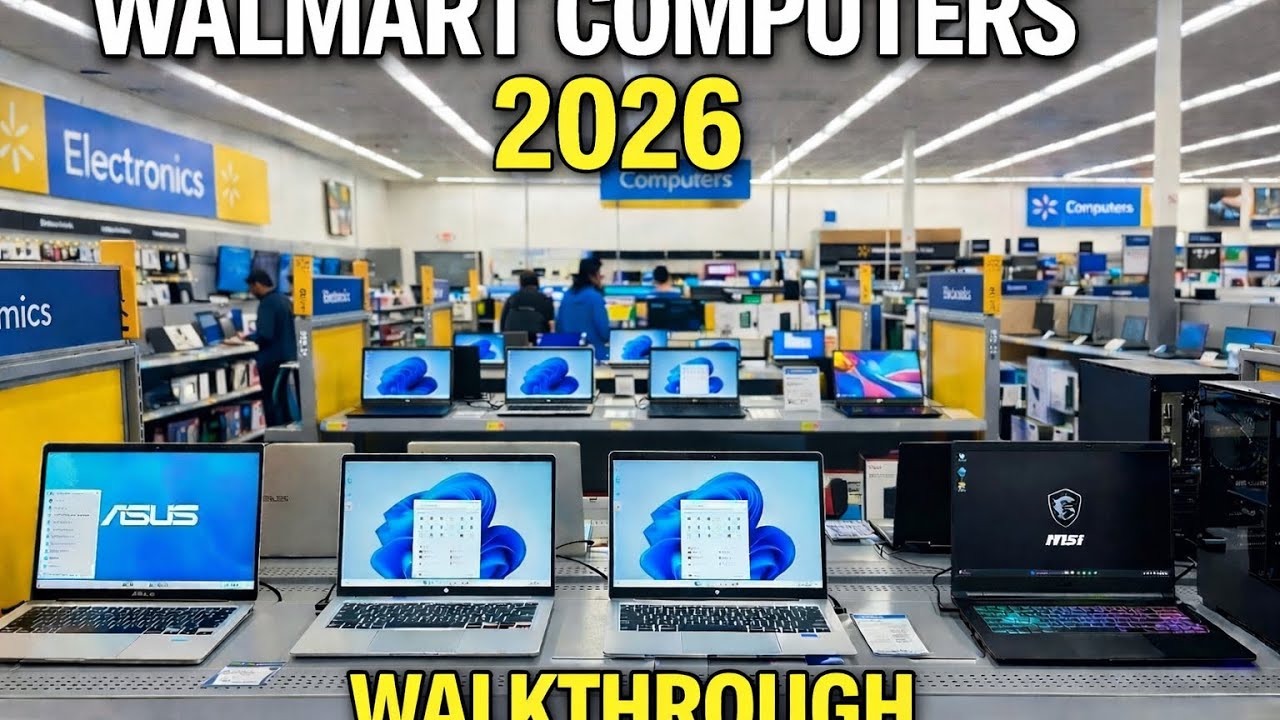 Walmart Computer Walkthrough 2026: Laptops, Chromebooks & Gaming PCs  ASMR POV
